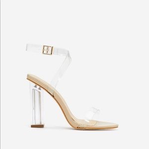Nasty Gal Let’s Be Clear Heels (NEW/NEVER WORN)